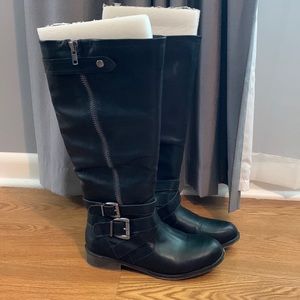 Madden Girl Leather Knee High boots